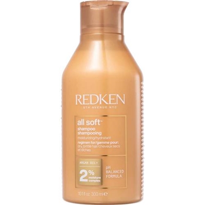 Redken All Soft Shampoo 10.1oz / 300ml