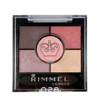 Rimmel London Glam Eyes HD 5 Color Eyeshadow 028 Burgundy Palace 0.13oz / 3.8g