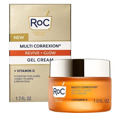 RoC Multi Correxion Revive + Glow Gel Cream + Vitamin C 1.7oz / 48g