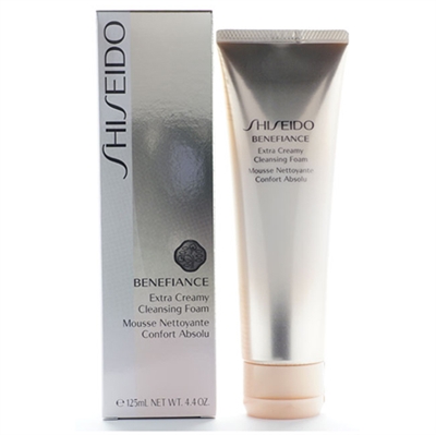 Shiseido Benefiance Extra Creamy Cleansing Foam 4.4 oz /125ml