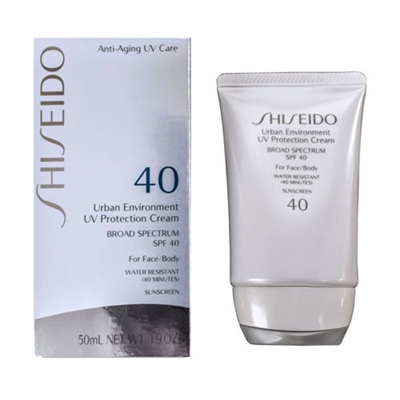 Shiseido Urban Environment UV Protection Cream SPF 40 1.9 oz / 50ml