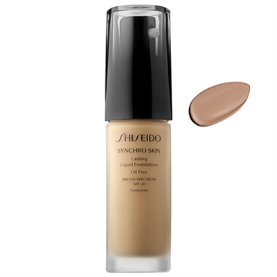 Shiseido Synchro Skin Lasting Liquid Foundation SPF20 Neutral 3 1oz / 30ml