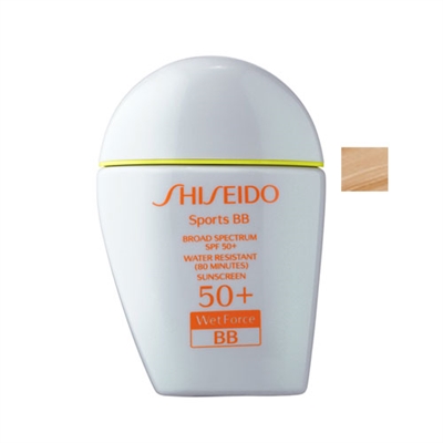 Shiseido Wetforce Sports BB SPF50+ Medium 1oz / 30ml