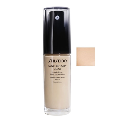 Shiseido Synchro Skin Glow Luminizing Fluid Foundation SPF20 Neutral 1 1oz / 30ml