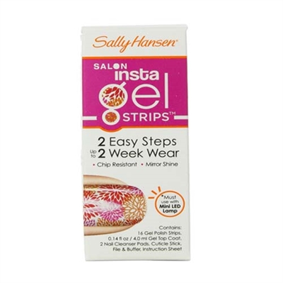 Sally Hansen Insta Gel Strips 450 Pretty 'N Poppy Kit