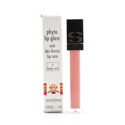 Sisley Phyto Lip Gloss #2 Beige Rose 0.20oz / 6ml