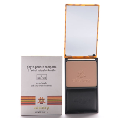Sisley Phyto Poudre Compacte Pressed Powder With Natural Camellia Extract 3 Sand 0.31 oz