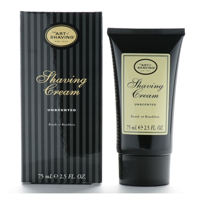 The Art Of Shaving Shaving Cream Unscented Brush or Brushless 2.5oz / 75ml