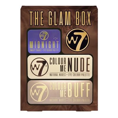 W7 The Glam Box 3 Piece Eyeshadow Palette Set