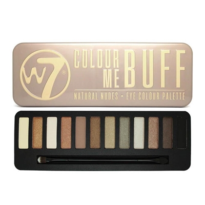 W7 Colour Me Buff: Natural Nudes Eye Colour Palette 0.551oz / 15.6g