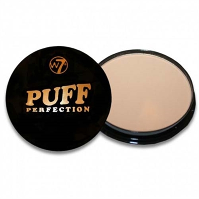 W7 Puff Perfection All In One Cream Powder Compact Medium Beige 10g