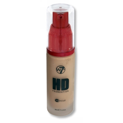 W7 HD Foundation 12 Hour Natural Tan 1.01oz / 30ml