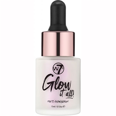 W7 Glow It All! Multi-Glow Serum Pink About It 0.53oz / 15ml