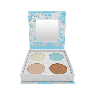 W7 Frosted Festive Ice Shimmers Eye Shadow Palette 0.35oz / 10g
