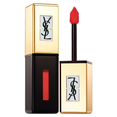 Yves Saint Laurent Rouge Pur Couture Pop Water Glossy Stain 202 Rouge Splash 0.20oz / 6ml