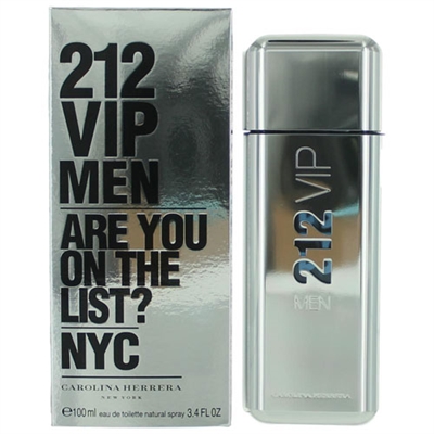 212 VIP by Carolina Herrera for Men 3.4 oz Eau De Toilette Spray