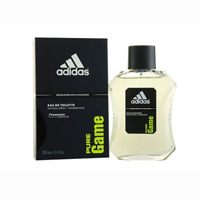 Pure Game by Adidas for Men 3.4oz Eau De Toilette Spray