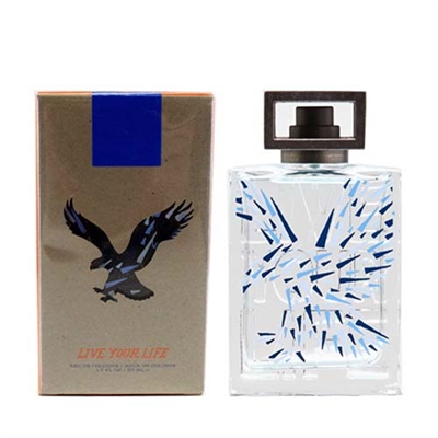 Live Your Life by American Eagle for Men 1.7oz Eau De Cologne Spray