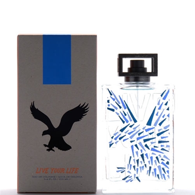 Live Your Life by American Eagle for Men 3.4oz Eau De Cologne Spray