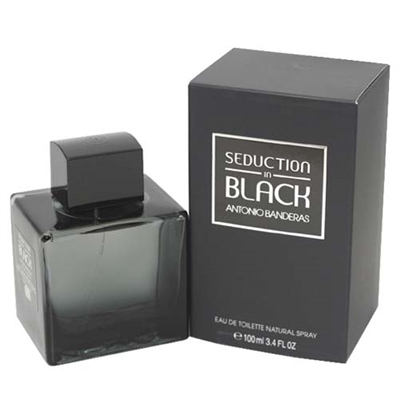 Seduction In Black by Antonio Banderas for Men 3.4 oz Eau De Toilette Spray