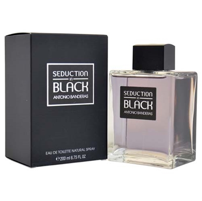 Seduction In Black by Antonio Banderas for Men 6.7 oz Eau De Toilette Spray