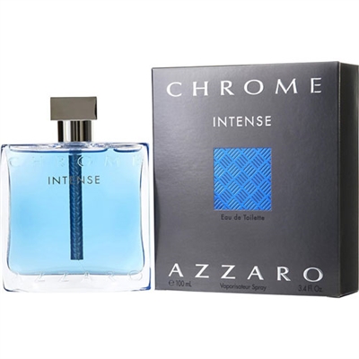 Chrome Intense by Loris Azzaro for Men 3.4oz Eau De Toilette Spray