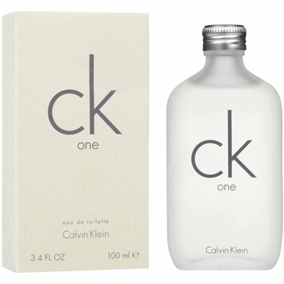 CK One by Calvin Klein for Unisex 3.4 oz Eau De Toilette Spray