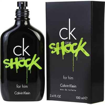 CK One Shock by Calvin Klein for Men 3.4oz Eau De Toilette Spray