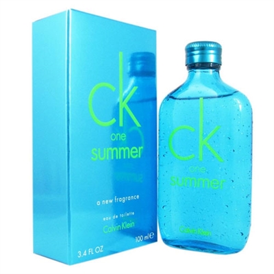 CK One Summer 2013 by Calvin Klein for Men 3.4oz Eau De Toilette Spray