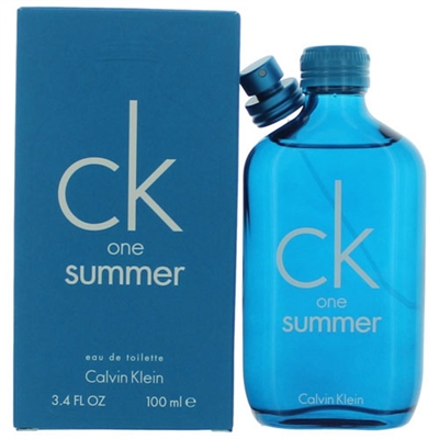 Ck One Summer 2018 by Calvin Klein for Men 3.4oz Eau De Toilette Spray