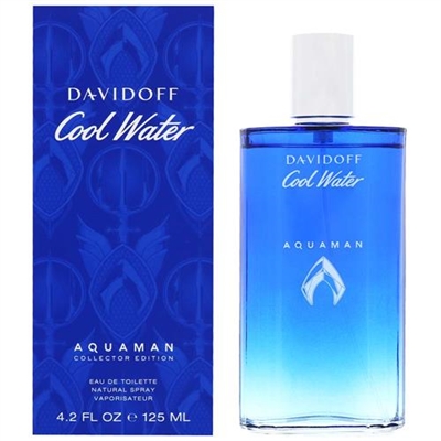 Cool Water Aquaman Collector Edition by Zino Davidoff for Men 4.2oz Eau De Toilette Spray