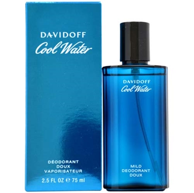 Cool Water by Zino Davidoff for Men 2.5 oz Eau De Toilette Spray