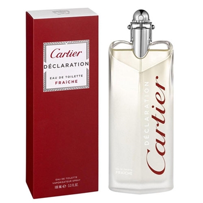 Declaration by Cartier for Men 3.3oz Eau De Toilette Fraiche Spray