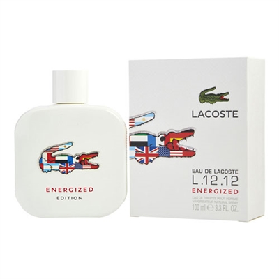 Eau De Lacoste Energized by Lacoste for Men 3.3oz Eau De Toilette Spray