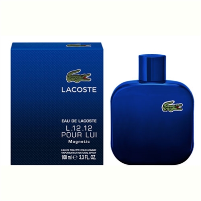 Eau De Lacoste L.12.12 Pour Lui Magnetic by Lacoste for Men 3.3oz Eau De Toilette Spray