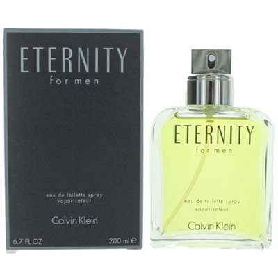 Eternity by Calvin Klein for Men 6.7 oz Eau De Toilette Spray