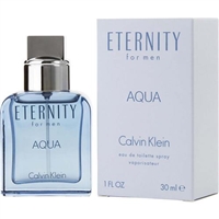 Eternity Aqua by Calvin Klein for Men 1oz Eau De Toilette Spray