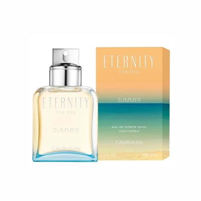 Eternity Summer 2019 by Calvin Klein for Men 3.3 Eau De Toilette Spray