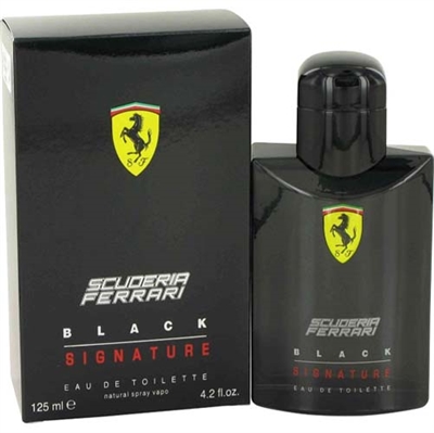 Ferrari Scuderia Black Signature by Ferrari for Men 4.2 oz Eau De Toilette Spray
