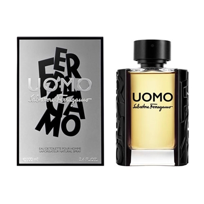 Uomo by Salvatore Ferragamo for Men 3.4oz Eau De Toilette Spray