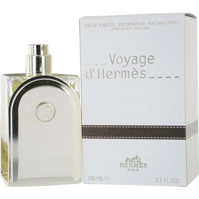 Voyage d'Hermes by Hermes for Men 3.3oz Eau De Toilette Refillable Spray