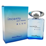 Incanto Blue by Salvatore Ferragamo for Men 3.4oz Eau De Toilette Spray