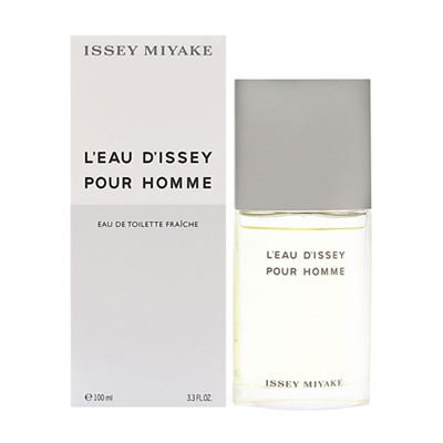 L'eau d'Issey Pour Homme by Issey Miyake for Men 3.3oz Eau De Toilette Fraiche Spray