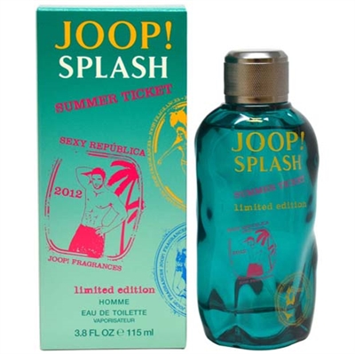 Joop Splash Summer Ticket Limited Edition by Joop! For Men 3.8 oz Eau De Toilette Spray