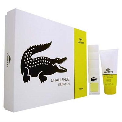 Lacoste Challenge Refresh by Lacoste for Men 2 Piece Gift Set