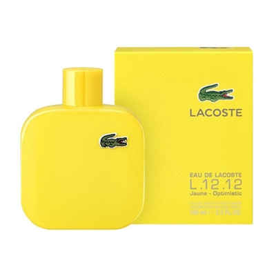 Eau De Lacoste Jaune by Lacoste for Men 3.3oz  Eau De Toilette Spray