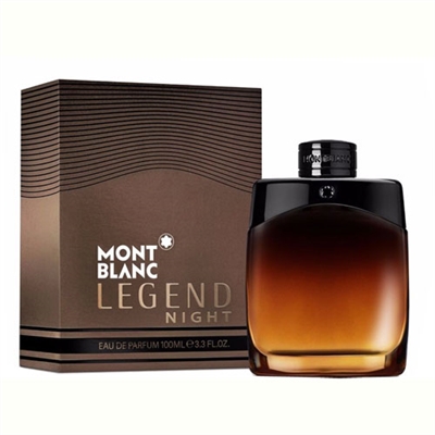 Legend Night by Mont Blanc for Men 3.3oz Eau De Parfum Spray