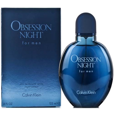 Obsession Night by Calvin Klein for Men 4.0 oz Eau De Toilette Spray
