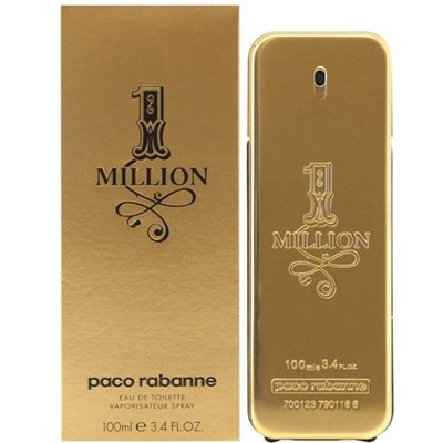 One Million by Paco Rabanne for Men 3.4 oz Eau De Toilette Spray