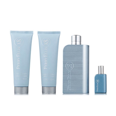 Perry 18 by Perry Ellis for Men 4 Piece Gift Set